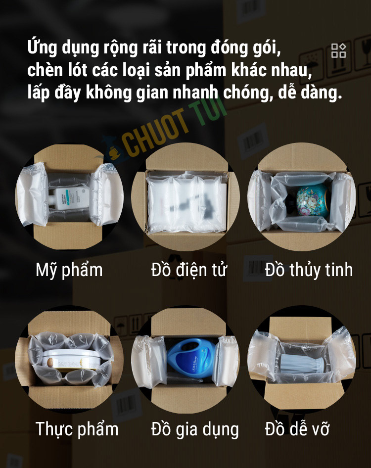 Ứng dụng của túi đệm khí