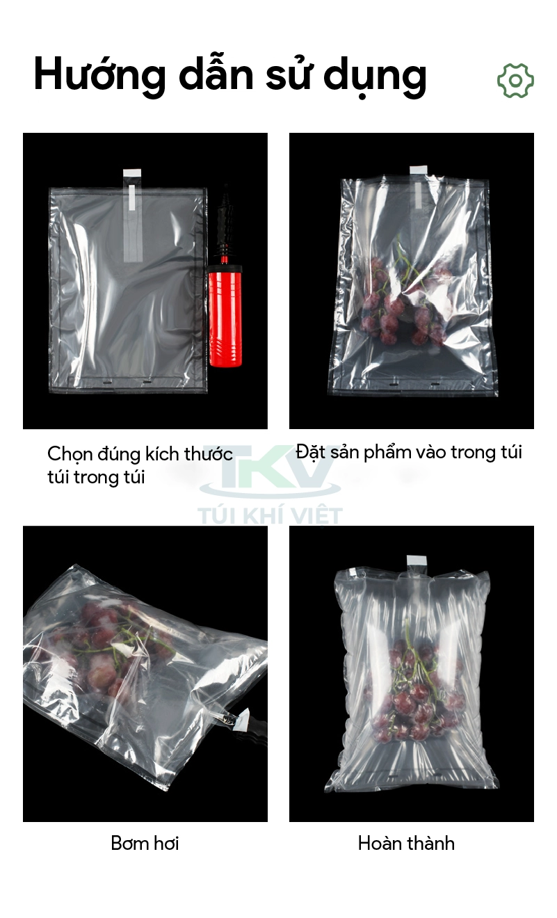 Hướng dẫn sử dụng túi trong túi