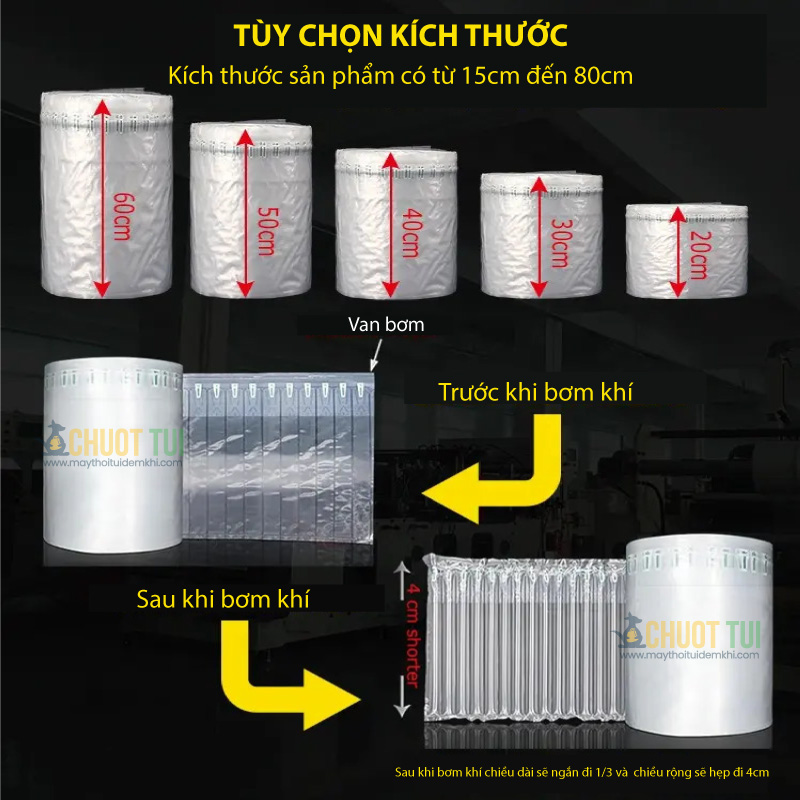 Cột khí chống sốc nhiều kích thước