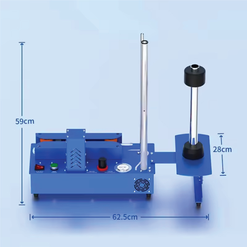 Kích thước máy thổi cột khí Q8
