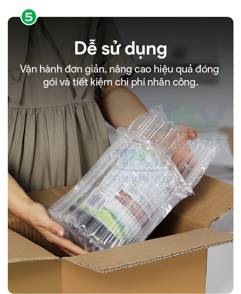 Bao bì chống sốc cho hộp sữa