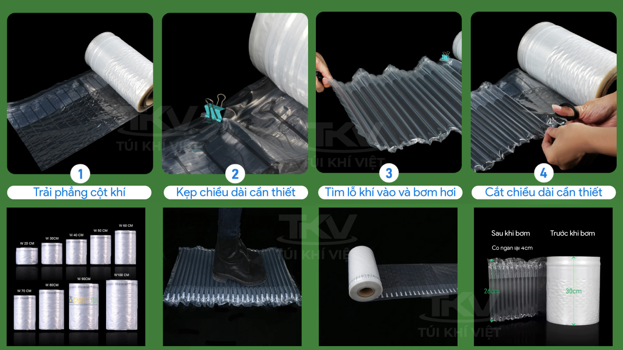 Hướng dẫn sử dụng nhanh cột khí