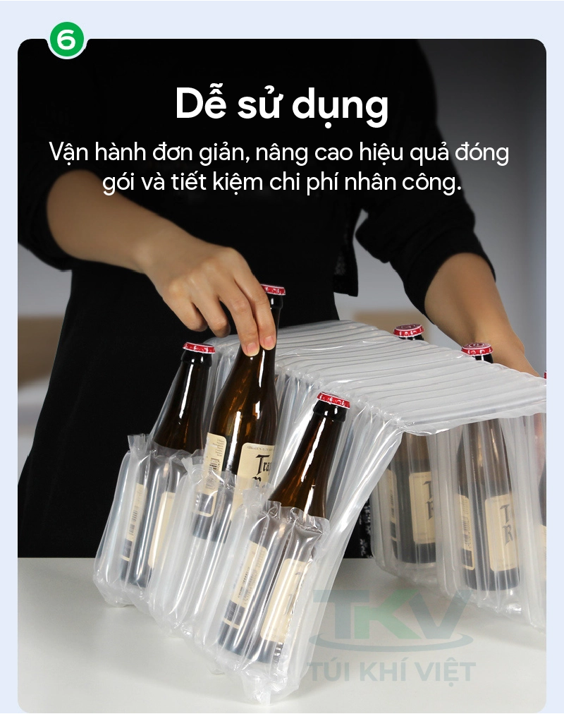 Túi chống sốc chai rượu