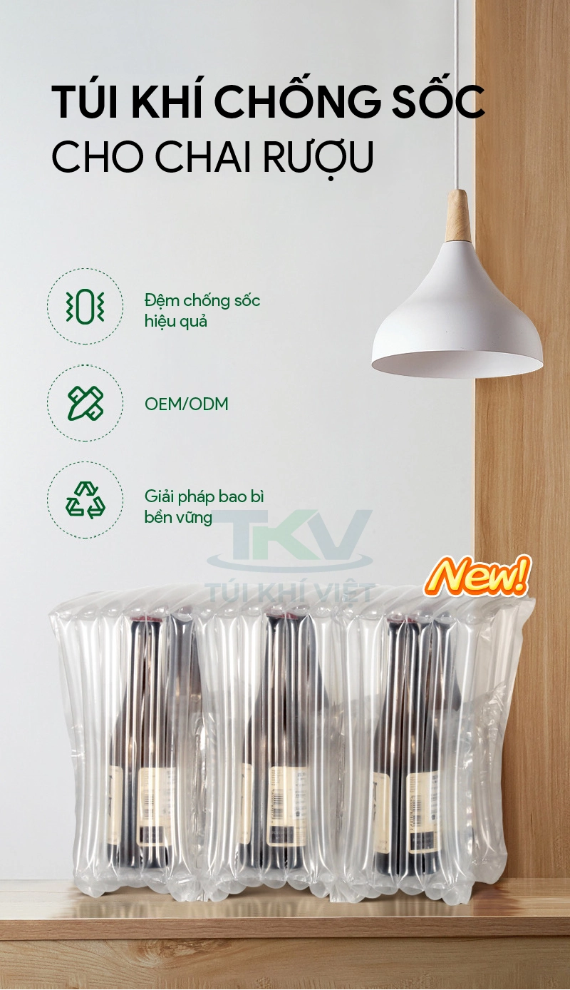 Túi chống sốc chai rượu