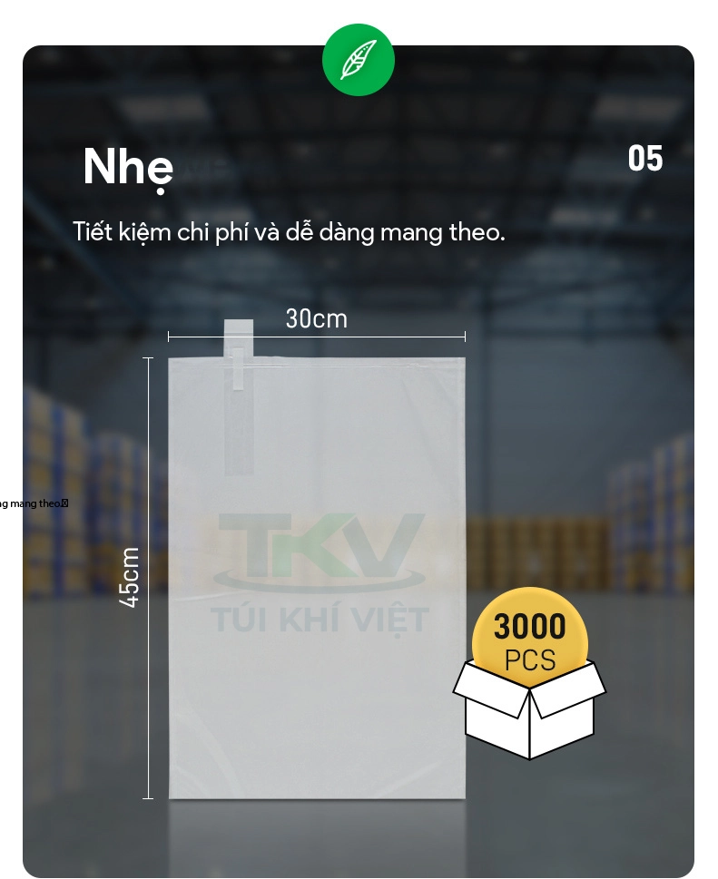Túi bơm oxy vận chuyển cá